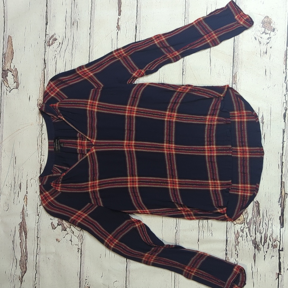 Plaid, Lucky brand, long sleeve